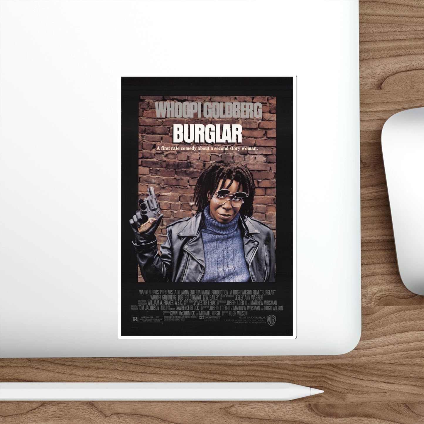 Burglar 1987 Movie Poster STICKER Vinyl Die-Cut Decal-The Sticker Space