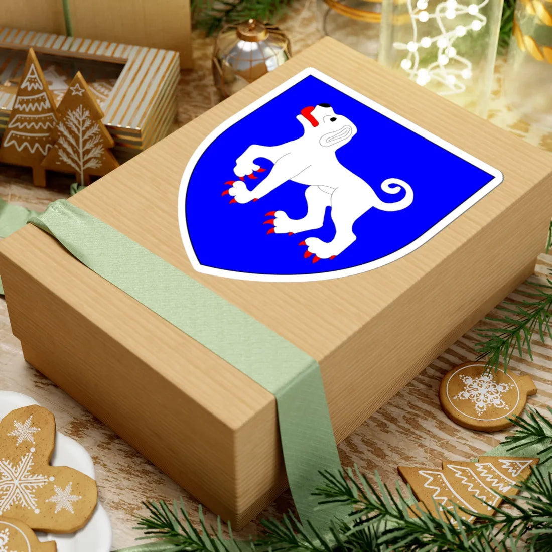 BurgoyneArms (England) (Coat of Arms) STICKER Vinyl Kiss-Cut Decal - The Sticker Space