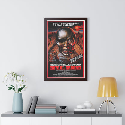 BURIAL GROUND 1981 - Framed Movie Poster-The Sticker Space