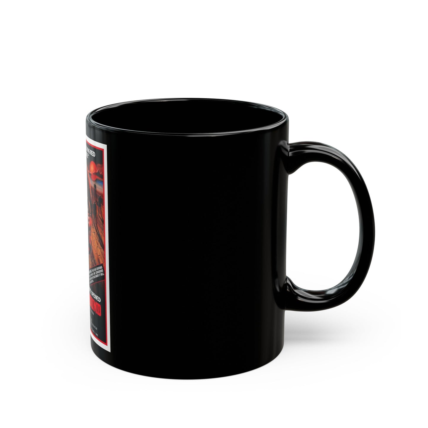 BURIAL GROUND 1981 Movie Poster - Black Coffee Mug-The Sticker Space