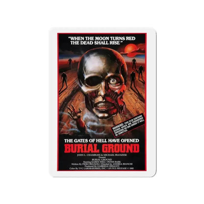 BURIAL GROUND 1981 Movie Poster - Refrigerator Magnet - The Sticker Space