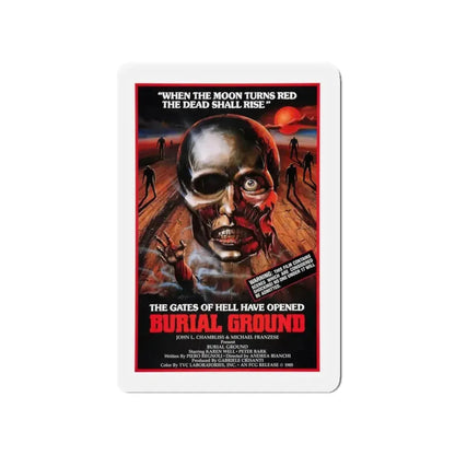 BURIAL GROUND 1981 Movie Poster - Refrigerator Magnet - The Sticker Space