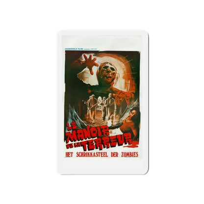 BURIAL GROUND (BELGIAN) 1981 Movie Poster - Refrigerator Magnet 5 Inch - The Sticker Space