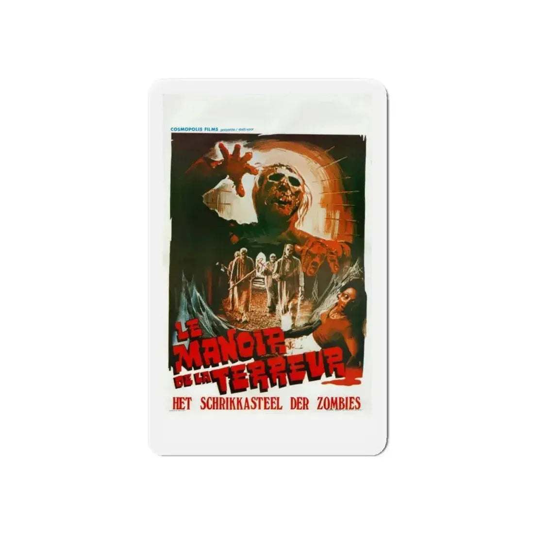 BURIAL GROUND (BELGIAN) 1981 Movie Poster - Refrigerator Magnet - The Sticker Space