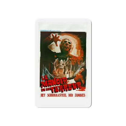 BURIAL GROUND (BELGIAN) 1981 Movie Poster - Refrigerator Magnet - The Sticker Space