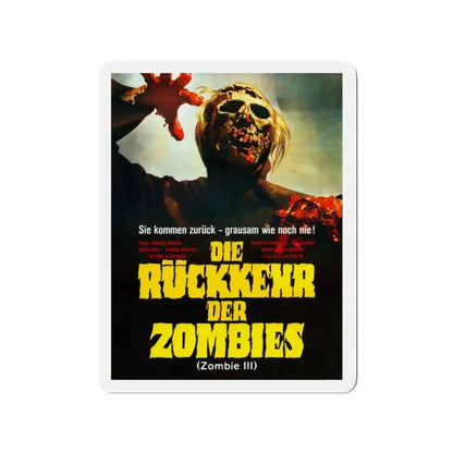 BURIAL GROUND (GERMAN) 1981 Movie Poster - Refrigerator Magnet 2 Inch - The Sticker Space
