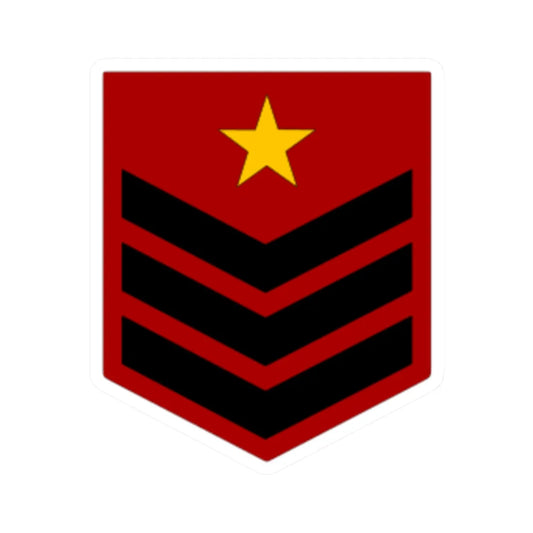 Burma army OR 6 (Myanmar) (Military Rank) STICKER Vinyl Kiss-Cut Decal 2 Inch White - The Sticker Space