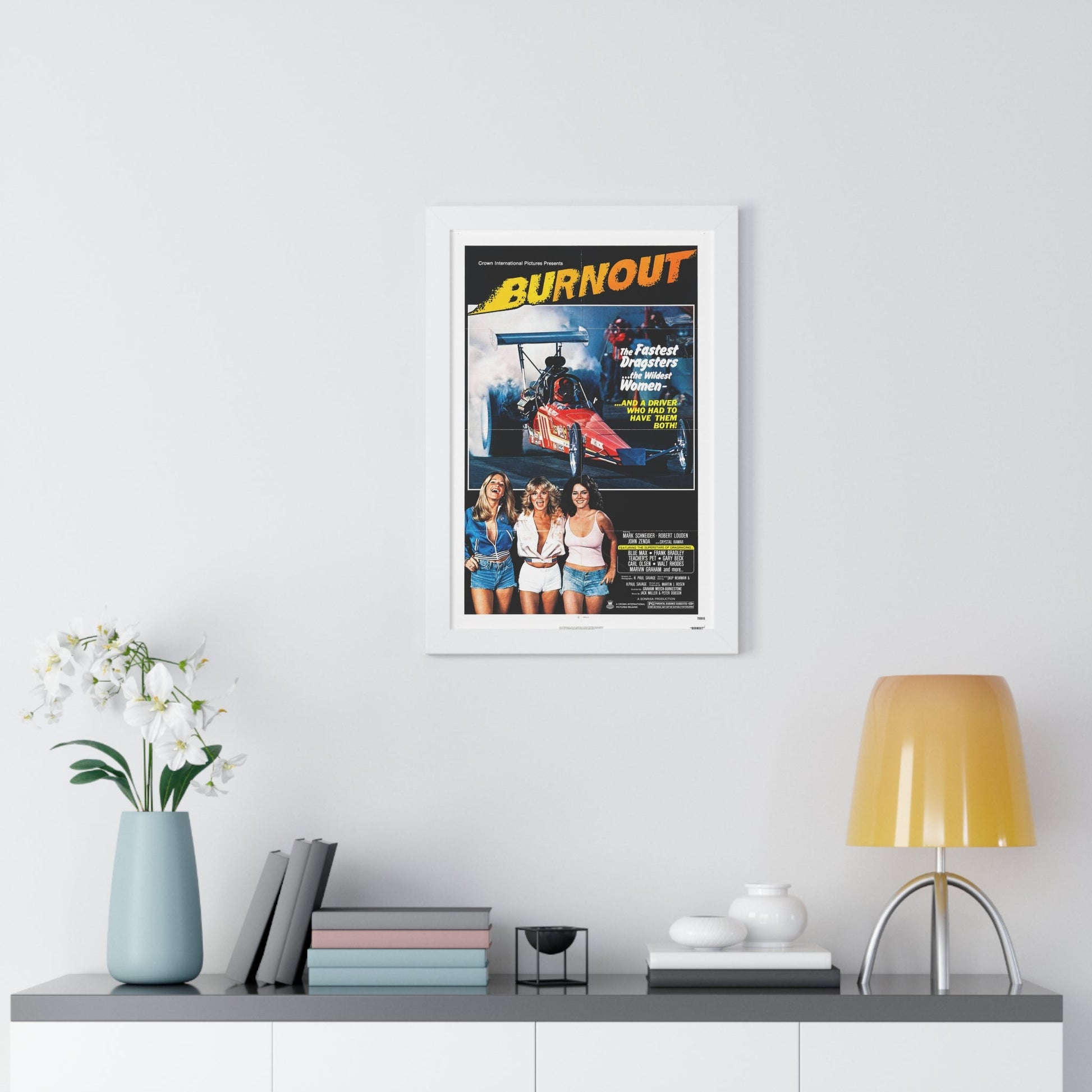 BURNOUT 1979 - Framed Movie Poster-The Sticker Space