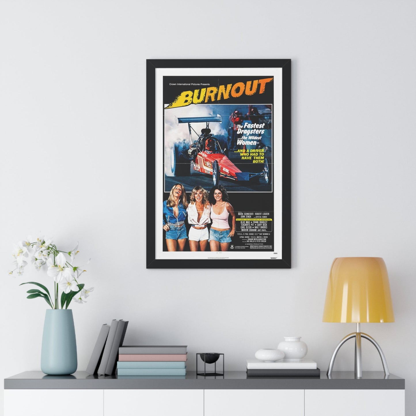 BURNOUT 1979 - Framed Movie Poster-The Sticker Space