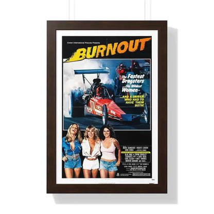 BURNOUT 1979 - Framed Movie Poster - The Sticker Space
