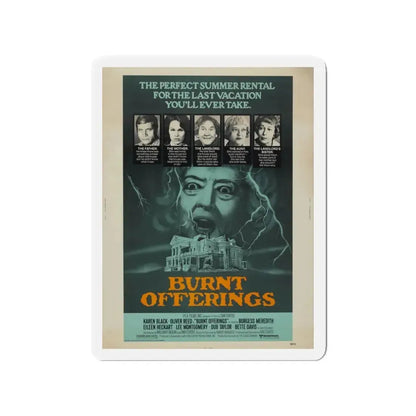 BURNT OFFERINGS 1976 Movie Poster - Refrigerator Magnet 3 Inch - The Sticker Space
