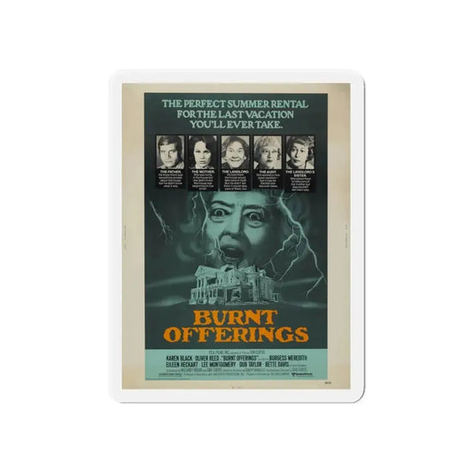BURNT OFFERINGS 1976 Movie Poster - Refrigerator Magnet 6 Inch - The Sticker Space