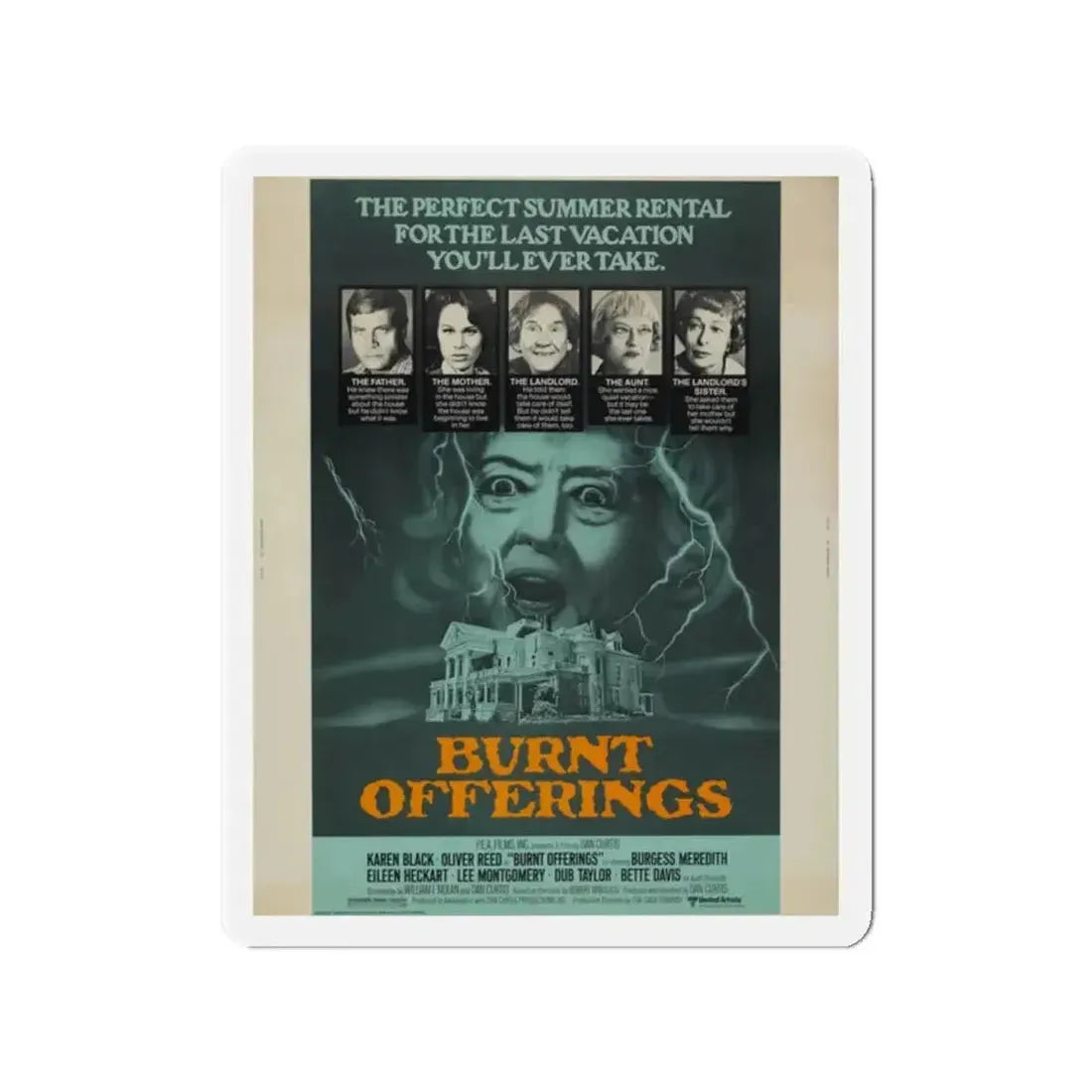 BURNT OFFERINGS 1976 Movie Poster - Refrigerator Magnet - The Sticker Space
