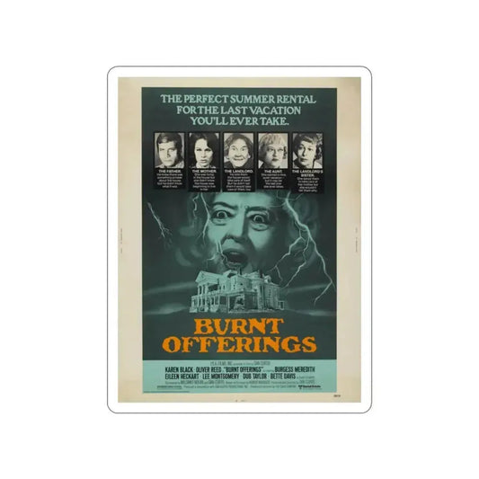 BURNT OFFERINGS 1976 Movie Poster STICKER Vinyl Die-Cut Decal 2 Inch - The Sticker Space