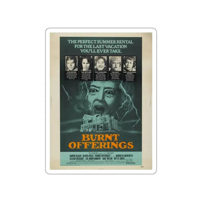 BURNT OFFERINGS 1976 Movie Poster STICKER Vinyl Die-Cut Decal 3 Inch - The Sticker Space