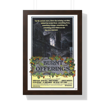 BURNT OFFERINGS (TEASER) 1976 - Framed Movie Poster-16″ x 24″-The Sticker Space