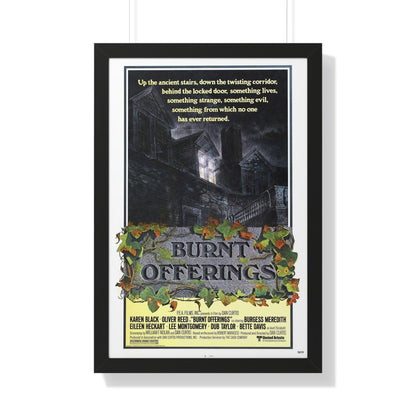 BURNT OFFERINGS (TEASER) 1976 - Framed Movie Poster-20" x 30"-The Sticker Space