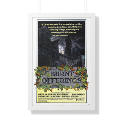 BURNT OFFERINGS (TEASER) 1976 - Framed Movie Poster-20" x 30"-The Sticker Space