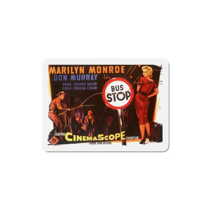 Bus Stop 1956 Movie Poster Refrigerator Magnet - The Sticker Space