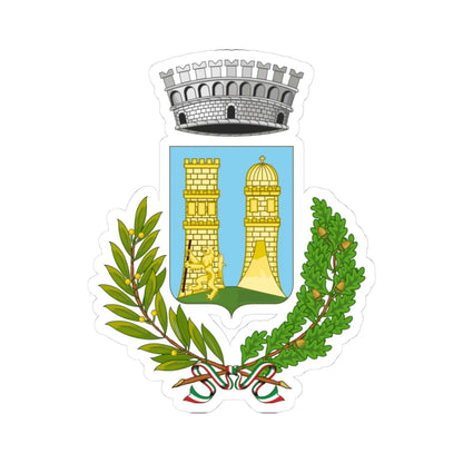 Busalla-Stemma (Italy) (Coat of Arms) STICKER Vinyl Kiss-Cut Decal 3 Inch White - The Sticker Space