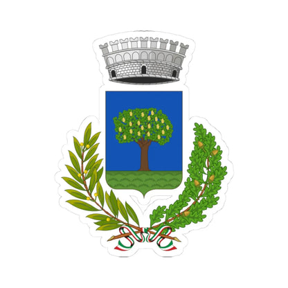 Buscate-Stemma (Italy) (Coat of Arms) STICKER Vinyl Kiss-Cut Decal 3 Inch White - The Sticker Space