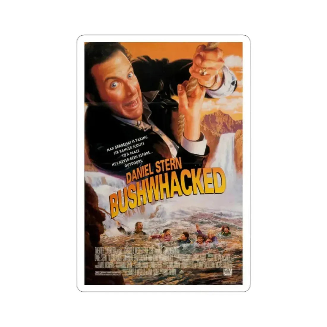 Bushwhacked 1995 Movie Poster STICKER Vinyl Die-Cut Decal 2 Inch - The Sticker Space