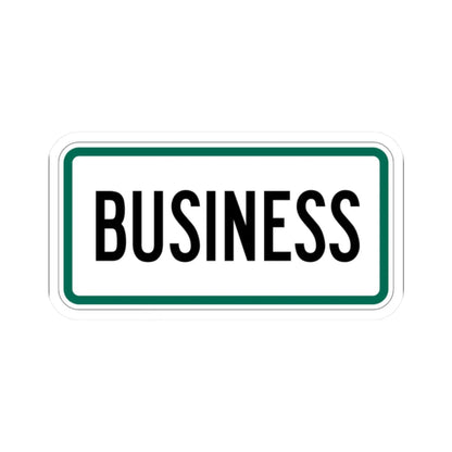 Business plate South Dakota (South Dakota) (Road Sign) STICKER Vinyl Kiss-Cut Decal 2 Inch White - The Sticker Space