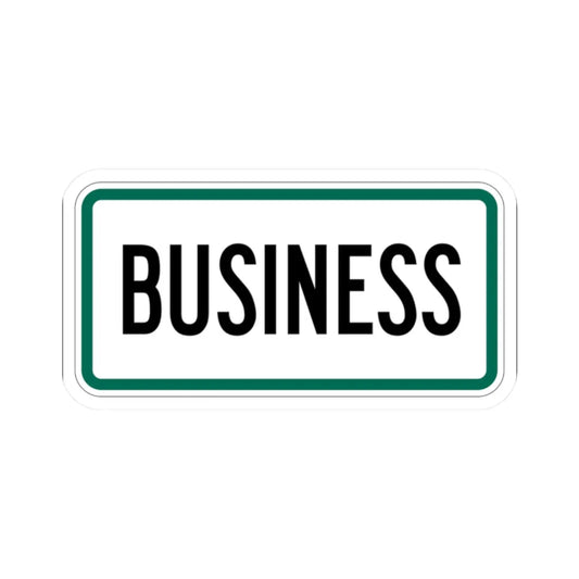 Business plate South Dakota (South Dakota) (Road Sign) STICKER Vinyl Kiss-Cut Decal 2 Inch White - The Sticker Space