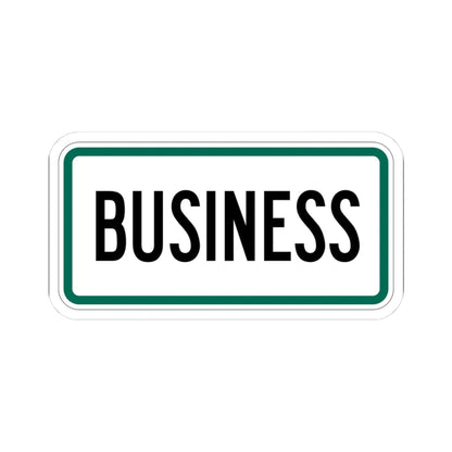Business plate South Dakota (South Dakota) (Road Sign) STICKER Vinyl Kiss-Cut Decal 3 Inch White - The Sticker Space
