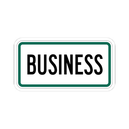 Business plate South Dakota (South Dakota) (Road Sign) STICKER Vinyl Kiss-Cut Decal 4 Inch White - The Sticker Space