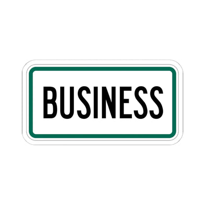 Business plate South Dakota (South Dakota) (Road Sign) STICKER Vinyl Kiss-Cut Decal 6 Inch White - The Sticker Space