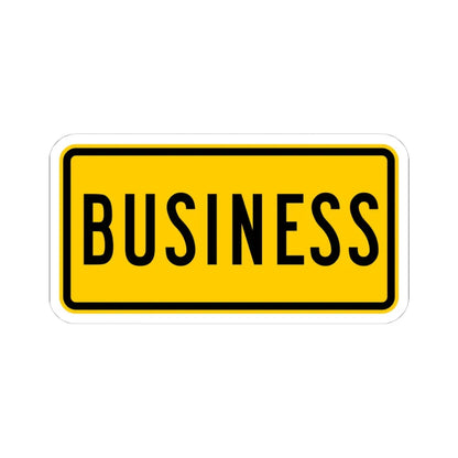 Business plate Wyoming (Wyoming) (Road Sign) STICKER Vinyl Kiss-Cut Decal 4 Inch White - The Sticker Space