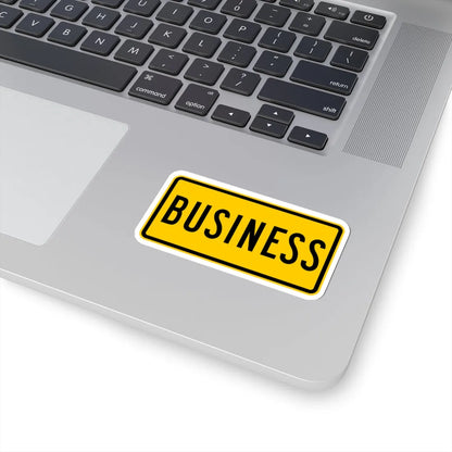 Business plate Wyoming (Wyoming) (Road Sign) STICKER Vinyl Kiss-Cut Decal - The Sticker Space