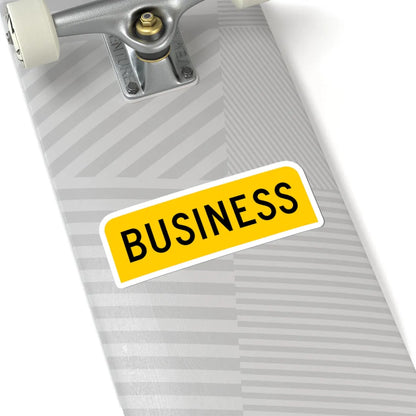 Business plate yellow FL 1956 (Florida) (Road Sign) STICKER Vinyl Kiss-Cut Decal - The Sticker Space