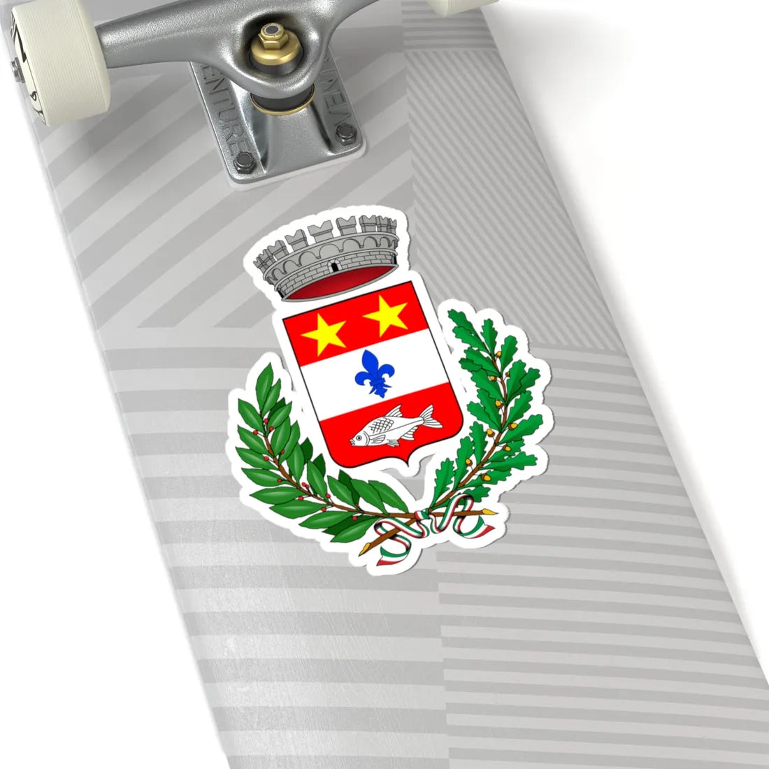 Bussero-Stemma (Italy) (Coat of Arms) STICKER Vinyl Kiss-Cut Decal - The Sticker Space