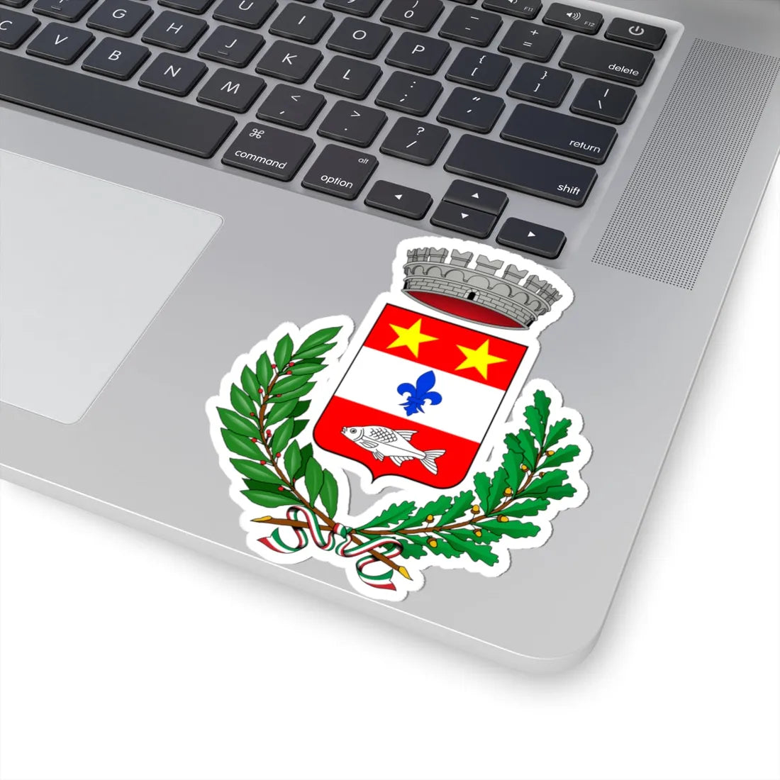 Bussero-Stemma (Italy) (Coat of Arms) STICKER Vinyl Kiss-Cut Decal - The Sticker Space