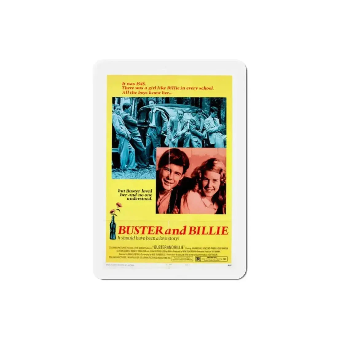 Buster and Billie 1974 Movie Poster Refrigerator Magnet - The Sticker Space