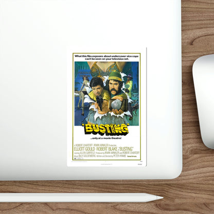 Busting 1974 Movie Poster STICKER Vinyl Die-Cut Decal-The Sticker Space