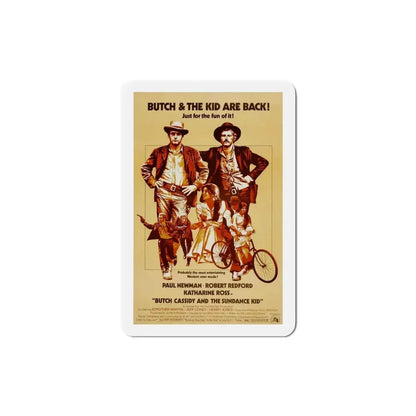Butch Cassidy and the Sundance Kid 1969 Movie Poster Refrigerator Magnet 4 Inch - The Sticker Space