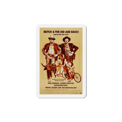 Butch Cassidy and the Sundance Kid 1969 Movie Poster Refrigerator Magnet 5 Inch - The Sticker Space