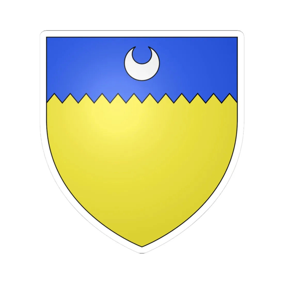 Butler arms Earl of Carrick (Ireland) (Coat of Arms) STICKER Vinyl Kiss-Cut Decal 3 Inch White - The Sticker Space