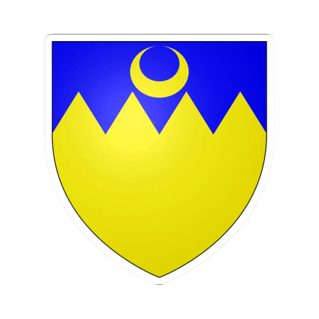 Butler Earl of Carrick (Ireland) (Coat of Arms) STICKER Vinyl Kiss-Cut Decal 2 Inch White - The Sticker Space