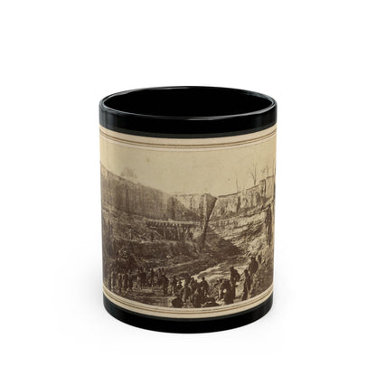 Butler's Dutch Gap Canal, James River, Virginia (U.S. Civil War) Black Coffee Mug