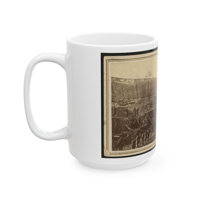 Butler's Dutch Gap Canal, James River, Virginia (U.S. Civil War) White Coffee Mug