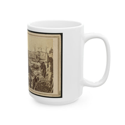 Butler's Dutch Gap Canal, James River, Virginia (U.S. Civil War) White Coffee Mug