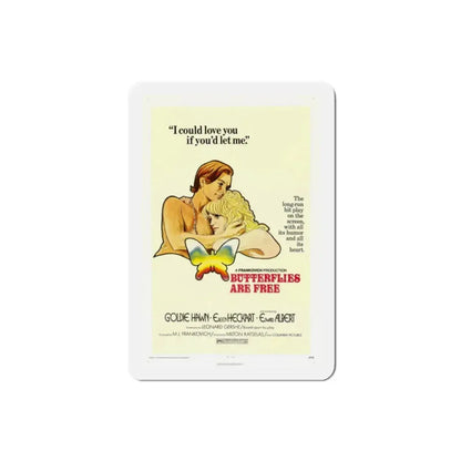 Butterflies Are Free 1972 Movie Poster Refrigerator Magnet 2 Inch - The Sticker Space