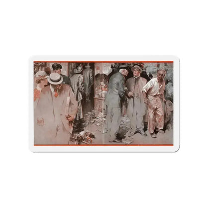 Buzz the Bullfrog (2), The American Magazine, January 1934 (Magazine Illustration) Refrigerator Magnet 3 Inch - The Sticker Space