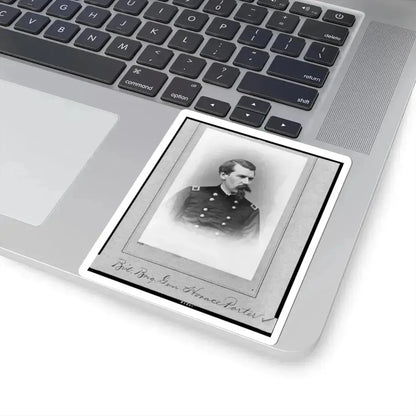 Bv't. Brig. Gen. Horace Porter, Half-Length Portrait, Facing Right (U.S. Civil War) STICKER Vinyl Kiss-Cut Decal - The Sticker Space