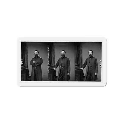 Bvt. Brig. Gen. John S. Cavender (1st Mo. Light Artillery) (U.S. Civil War) Refrigerator Magnet 3 Inch Die-Cut - The Sticker Space