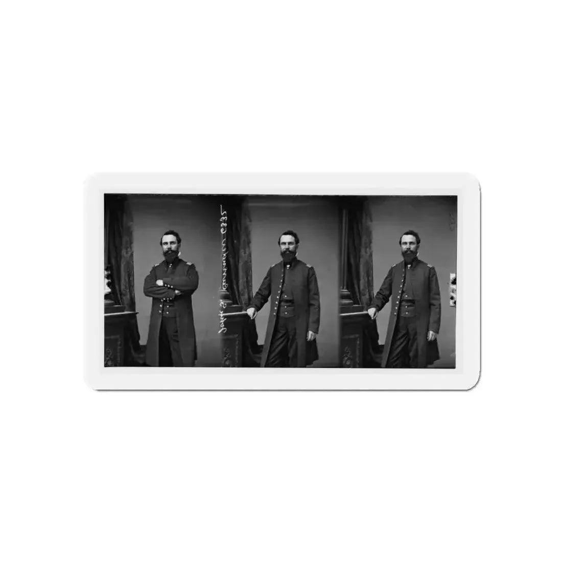 Bvt. Brig. Gen. John S. Cavender (1st Mo. Light Artillery) (U.S. Civil War) Refrigerator Magnet 5 Inch Die-Cut - The Sticker Space